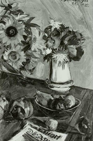 Stilleben mit Sonnenblumen