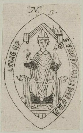 Bildnis des Fredericus II. von Kirchberg, Bischof von Halberstadt