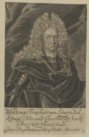 Bildnis von Woldemar Freyherr von Löwendal