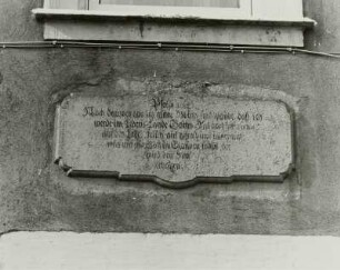 Inschrifttafel, Heidenau (Kreis Pirna)