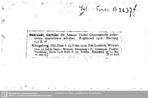 Literatura Graeca B 2637.f