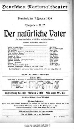 Der natürliche Vater