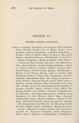 Chapter XV. Chinese Gordon's campaign