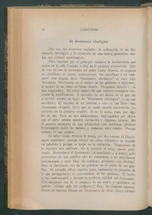 El diccionario ideológico