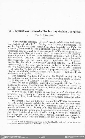 Nephrit von Erbendorf in der Oberpfalz