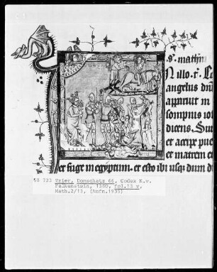 Perikopenbuch des Erzbischofs Kuno von Falkenstein: Der Bethlehemitische Kindermord