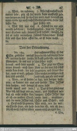 Von der Erleuchtung