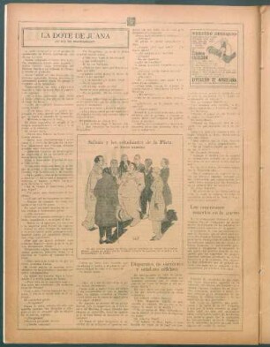 Salinas y los estudiantes de la Plata - [Ilustración]