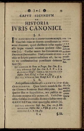Caput Secundum De Historia Iuris Canonici.