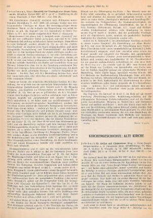 833-834 [Rezension] Conzelmann, Hans, Grundriss der Theologie des Neuen Testaments