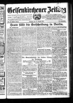 Gelsenkirchener Zeitung. 1902-1940