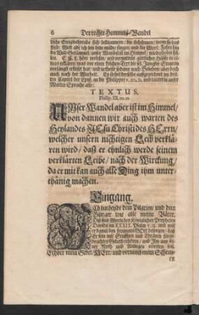 Textus. Philip. III. 20. 21.