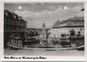 Gotha, Wasserkunst und Rathaus