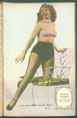 Blanca Valdez (del elenco del teatro Comedia) - [Fotografía]