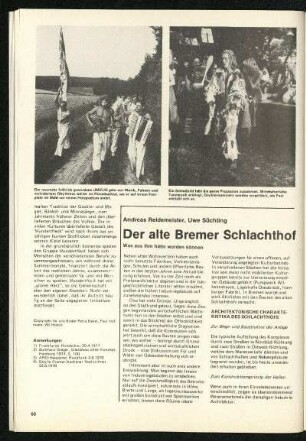 Der alte Bremer Schlachthof. Was aus ihm hätte werden können