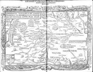 Erste Landtaffel: in welcher das gantz Mosouiter land mit sampt den anstossenden völckeren nach rechte Geographischer art beschriben