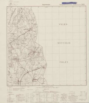 2652 Nadrensee, Topographische Karte 1:25000 (4cm - Karte)