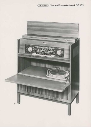 Grundig Stereo-Konzertschrank "SO 105" von Heinz R. Hübner