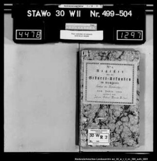 Zivilstandsregister Lutter am Barenberge (Kanton Lutter am Barenberge)