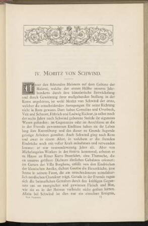 IV. Moritz von Schwind.