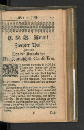 Zweyter Theil.