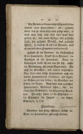 Fürwörter.