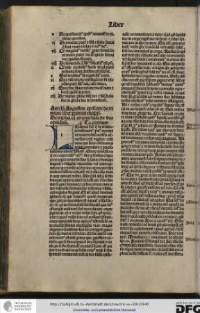 Aurelii Augustini episcopi de trinitate liber primus incipit.