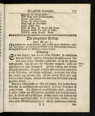 173-191, Die vierzehente Predigt