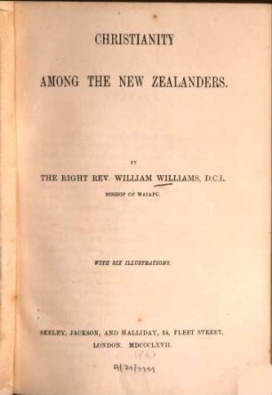 Christianity among the New Zealanders