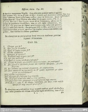 De usucapione ac praescriptione longi temporis tractatus praevius sequenti dissertationi. Cap. XI