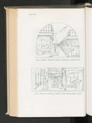 Tafel VIII Abb. 7a. Masolino. Gastmahl des Herodes. Baptisterium. Castiglione Olona