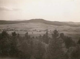 Walberg (360 m) bei Kamenz. Blick vom Hutberg