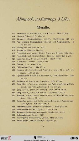 Metalle (Nr. 413-484)