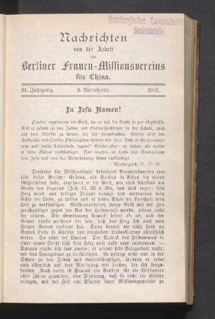 3. Vierteljahr. 1912