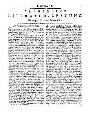 Michaelis, J. D.: Dogmatik. 2. Aufl. Göttingen: Vandenhoek 1784