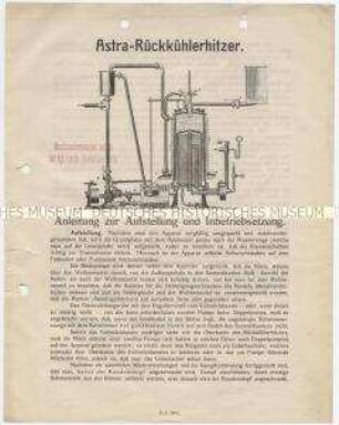 Astra-Rückkühlerhitzer.