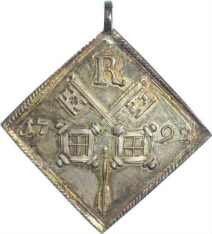 Regensburg - Schützenzeichen der Schützengesellschaft Großer Stahl