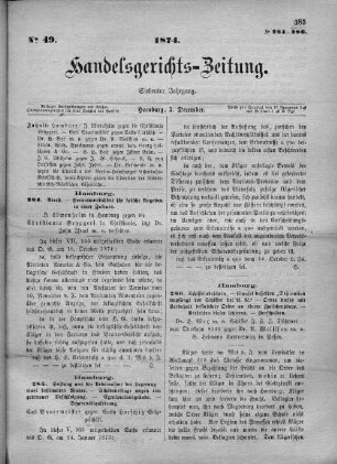 No. 49. 5. Dezember 1874