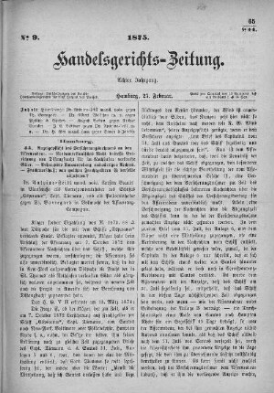 No. 9. 27. Februar 1875