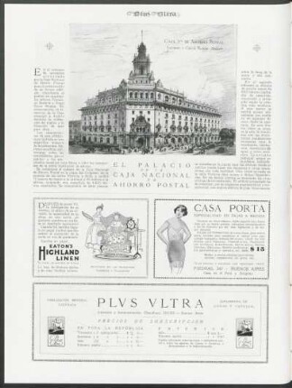 El Palacio de la Caja Nacional de Ahorro Postal