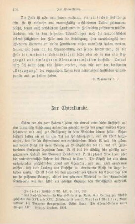 404-414 Zur Choralkunde