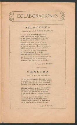Vencida : (Para La Mejor Novela)