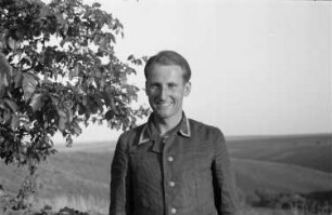 Zweiter Weltkrieg. Frontbilder. Sowjetunion. Angehöriger der deutschen Wehrmacht