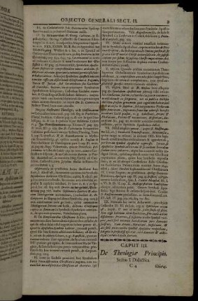 Caput III. De Theologiæ Principio.