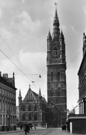 Belfried und Tuchhalle, Gent, Flandern, Belgien