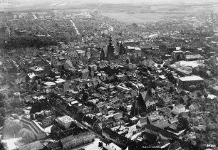 Altstadt von Eisleben : Blickrichtung Südwesten
