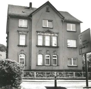 Colditz, Schützenstraße 11. Wohnhaus (um 1900). Straßenansicht