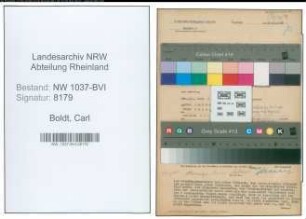 Entnazifizierung Carl Boldt , geb. 14.12.1889 (Kaufmann)