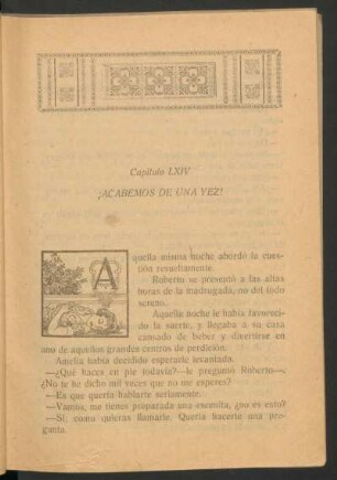 Capítulo LXIV - ¡Acabemos de una vez!