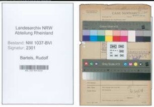 Entnazifizierung Rudolf Bartels , geb. 02.10.1902 (Geschaeftsfuehrer)
